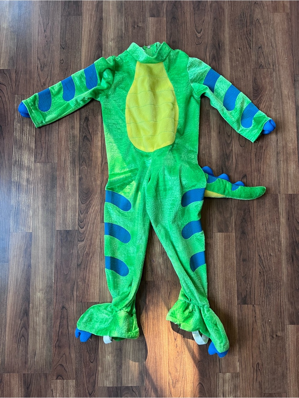 Triceratops Dinosaur Plush Halloween Costume Green Spooktacular Creations 3T